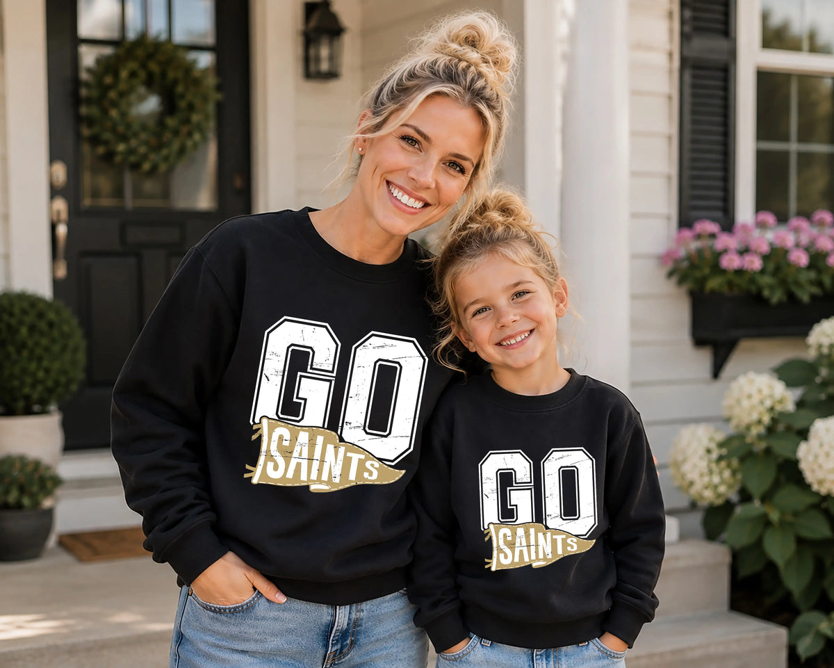GO Saints Youth Crewneck