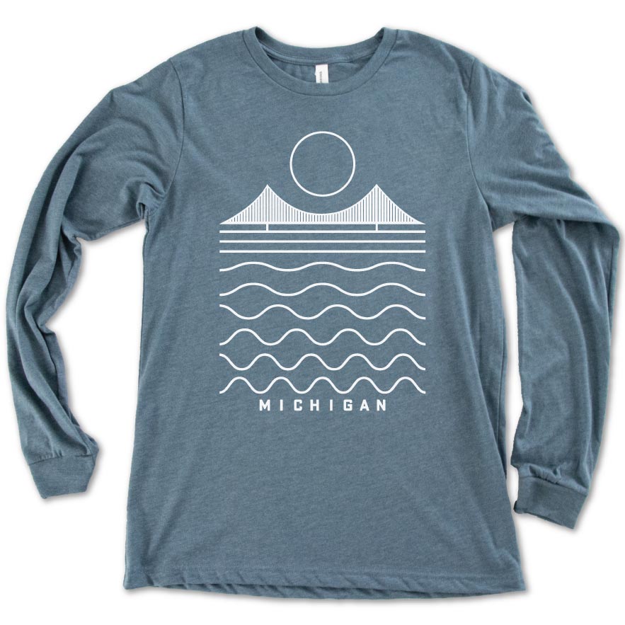 Simple Michigan Long Sleeve Tee