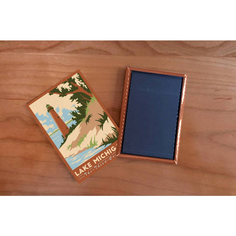 Retro Lake Magnets