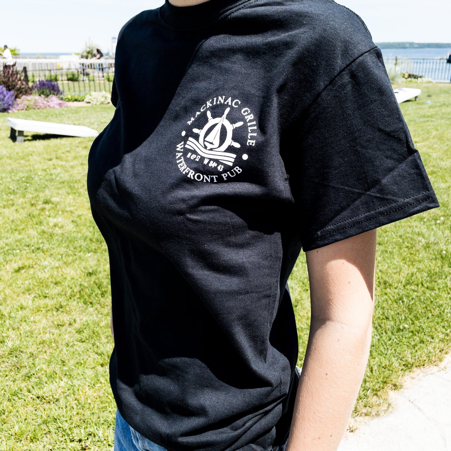 Mackinac Grille Unisex T-Shirt Black
