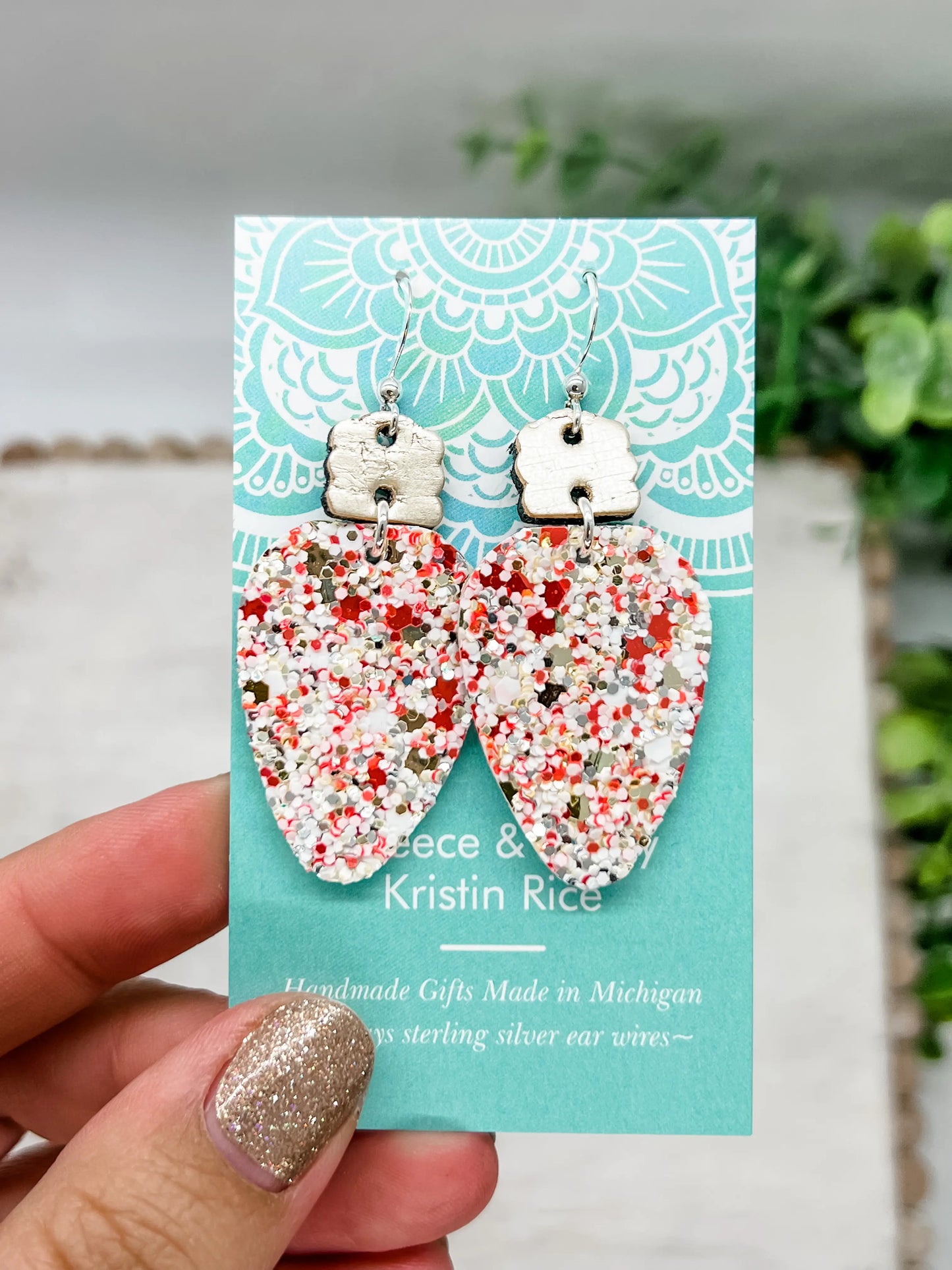 Fleece & Fancy Holiday Earrings