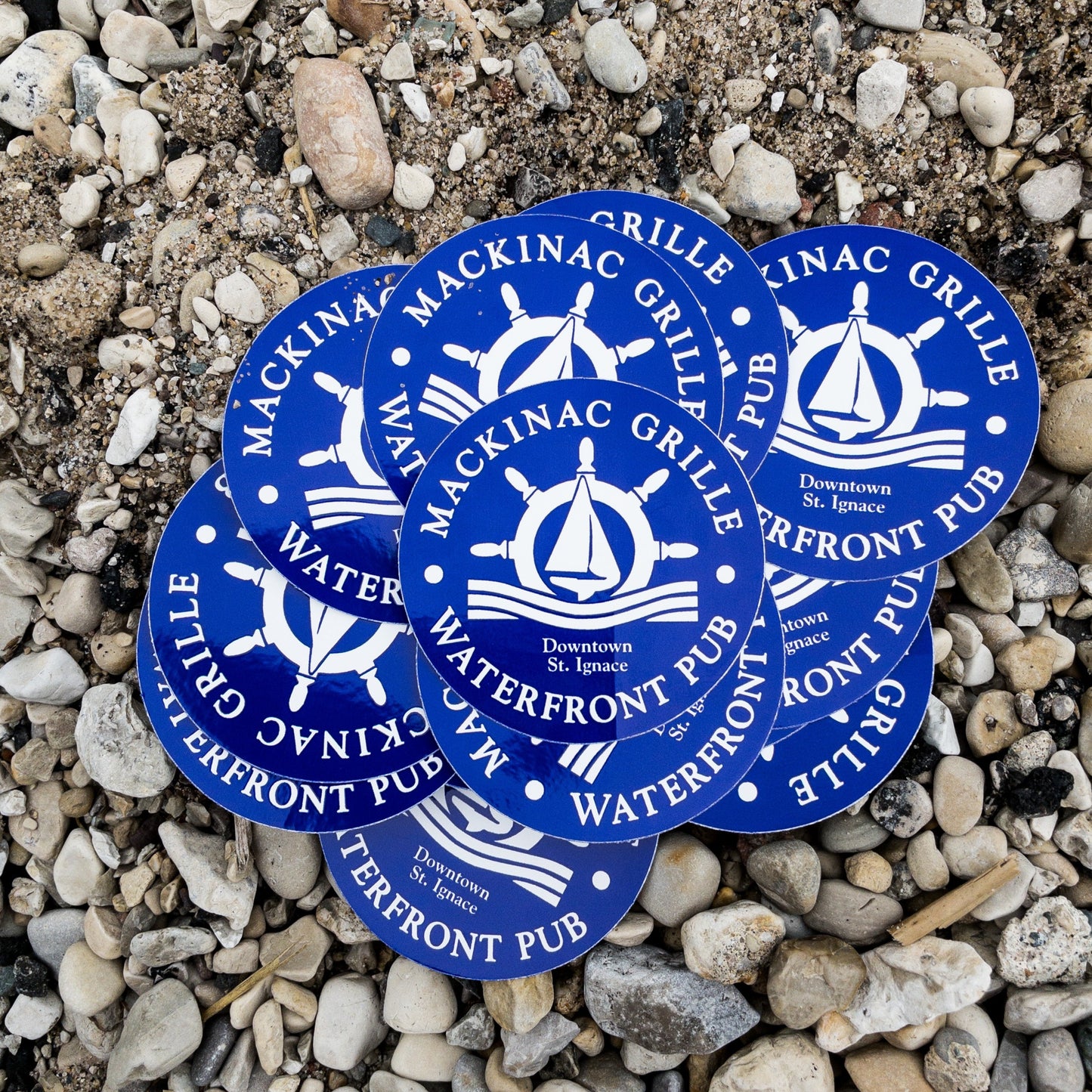 Mackinac Grille Logo Sticker