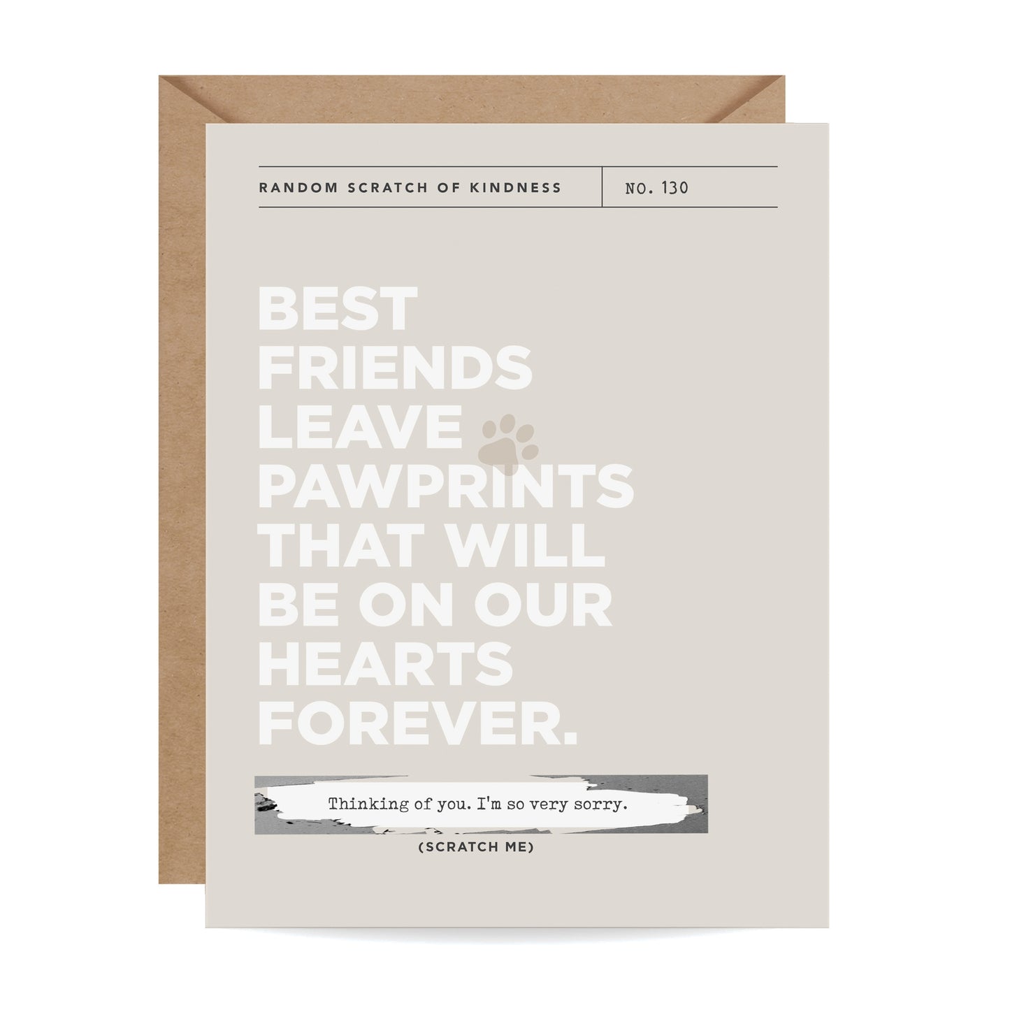 Scratch-off Greeting Card