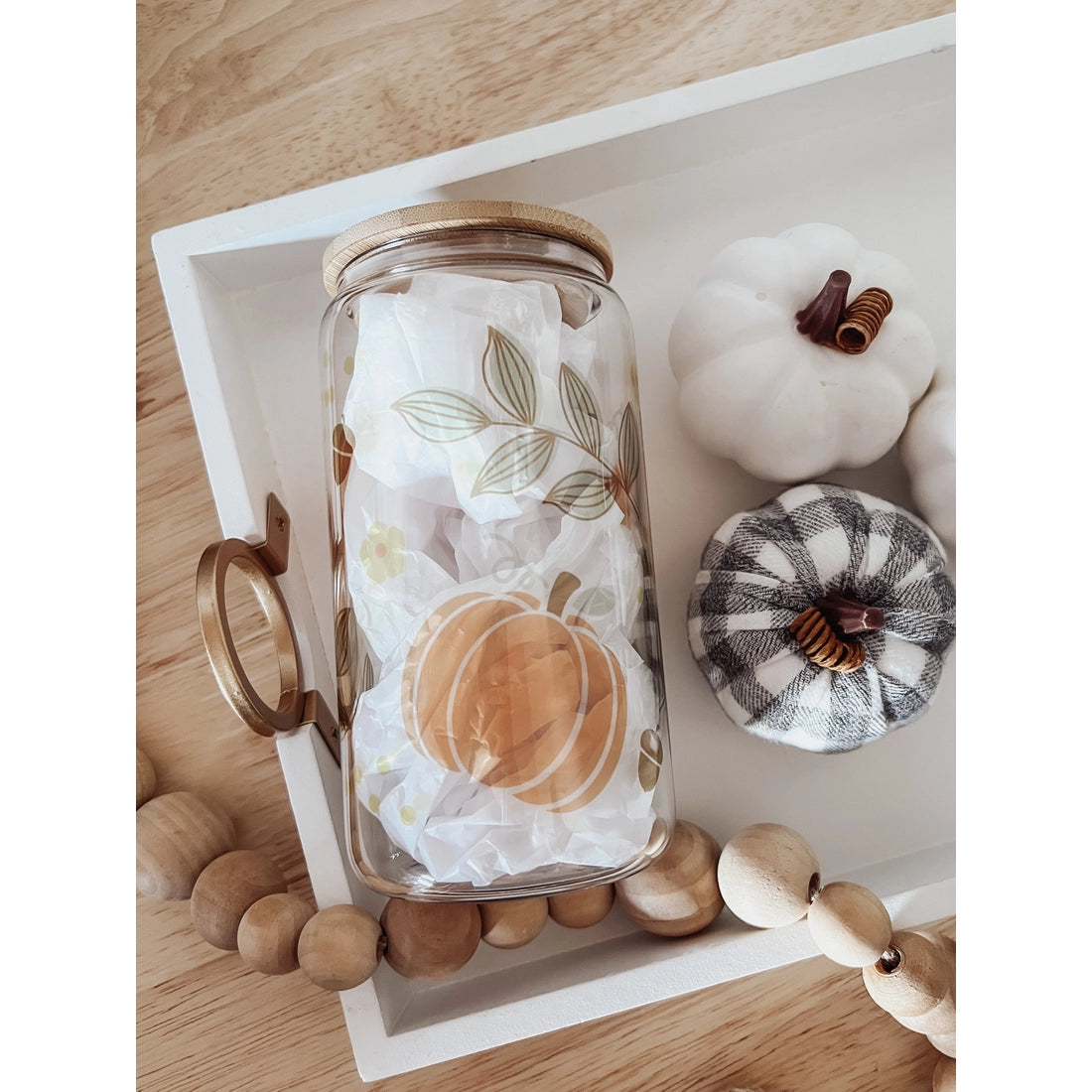 Glass Tumbler w/ Lid