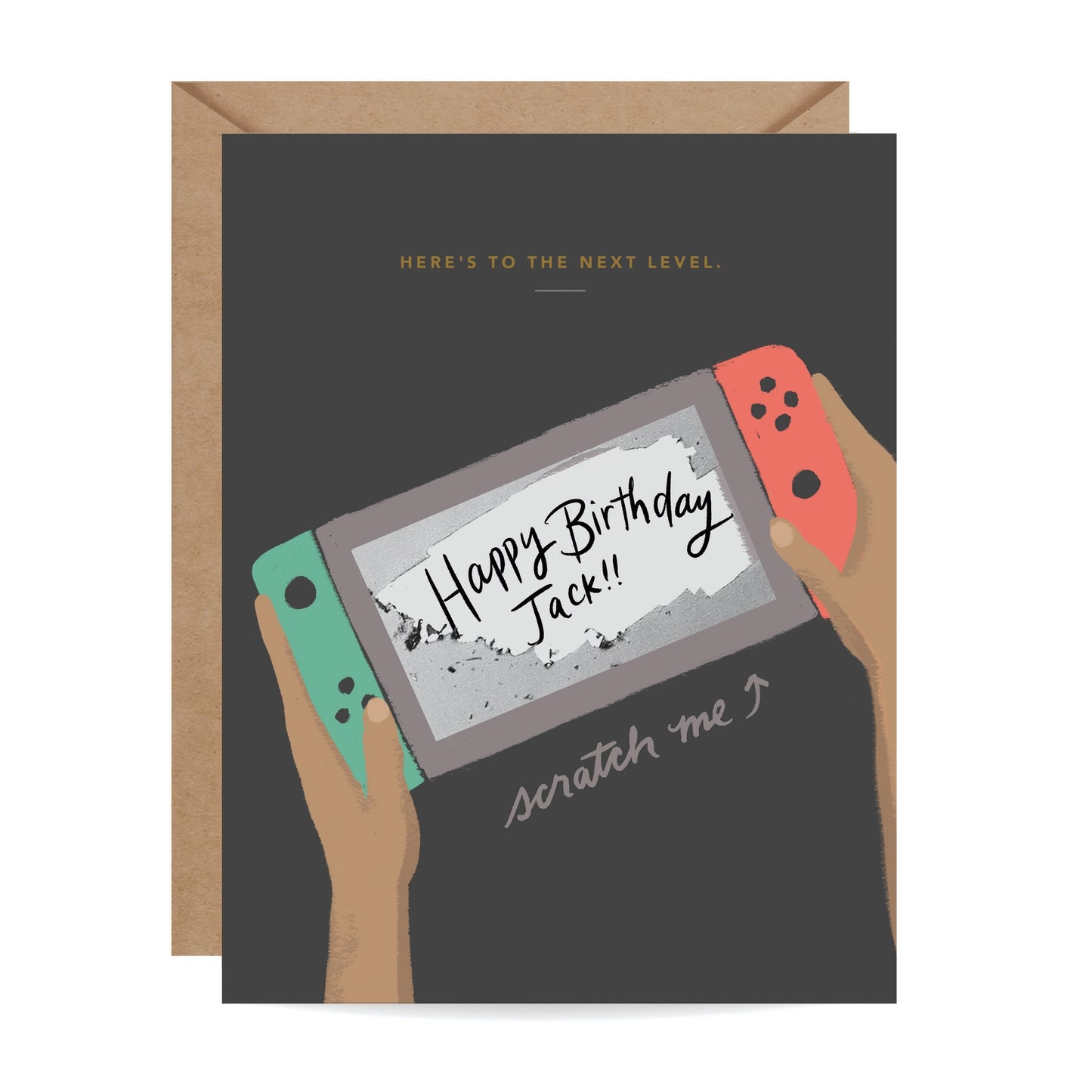 Scratch-off Greeting Card