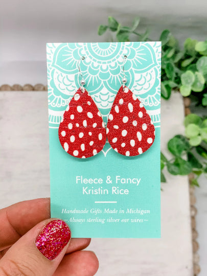 Fleece & Fancy Holiday Earrings