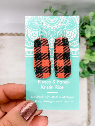 Fleece & Fancy Holiday Earrings