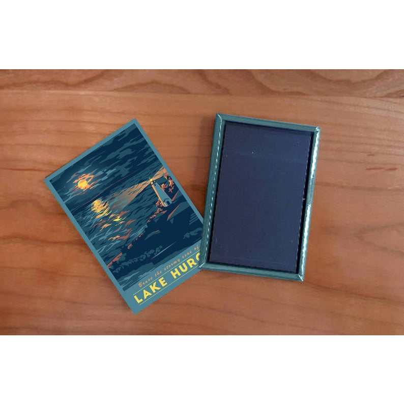 Retro Lake Magnets