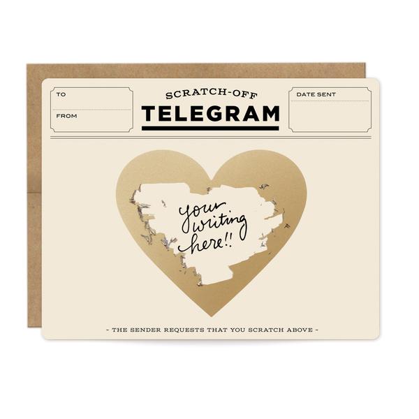 Scratch-off Greeting Card