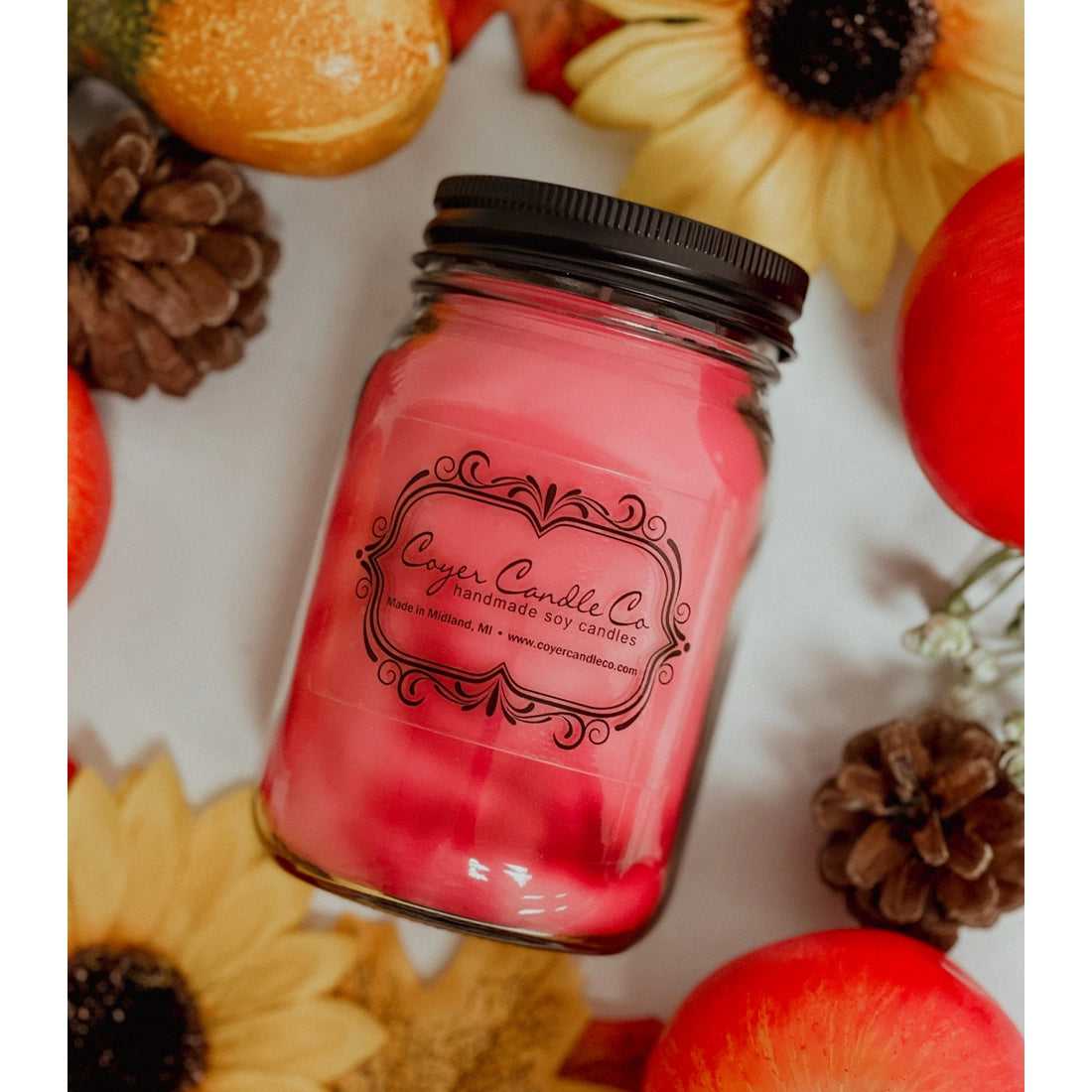 Autumn Mason Jar Soy Candle