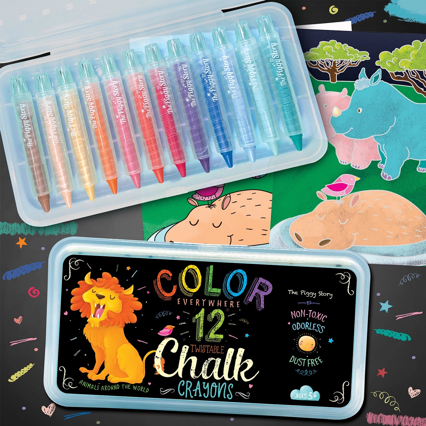 Dry Erase Twistable Crayons