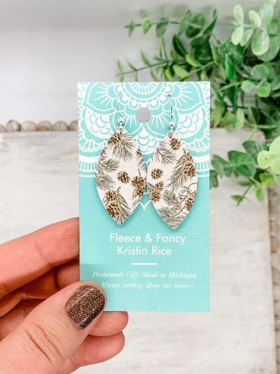 Fleece & Fancy Holiday Earrings