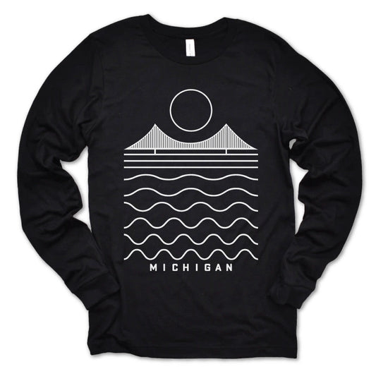 Simple Michigan Long Sleeve Tee