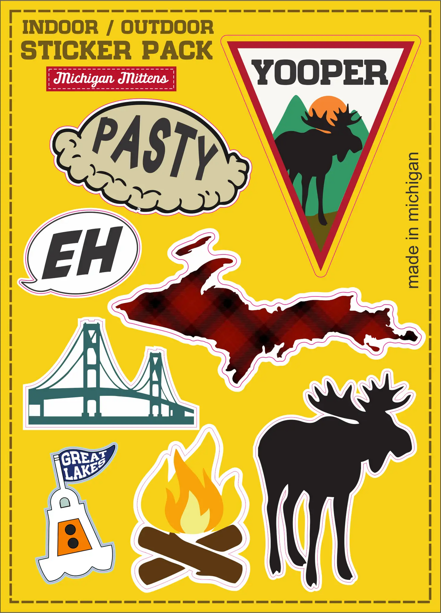 Michigan Sticker Packs