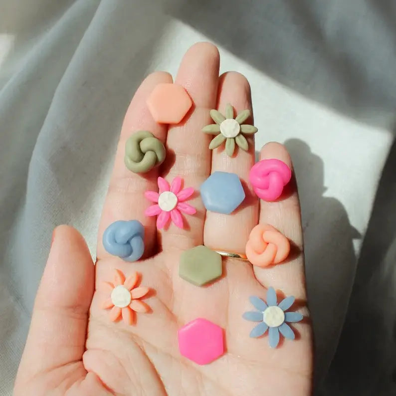 Handmade Clay Earrings