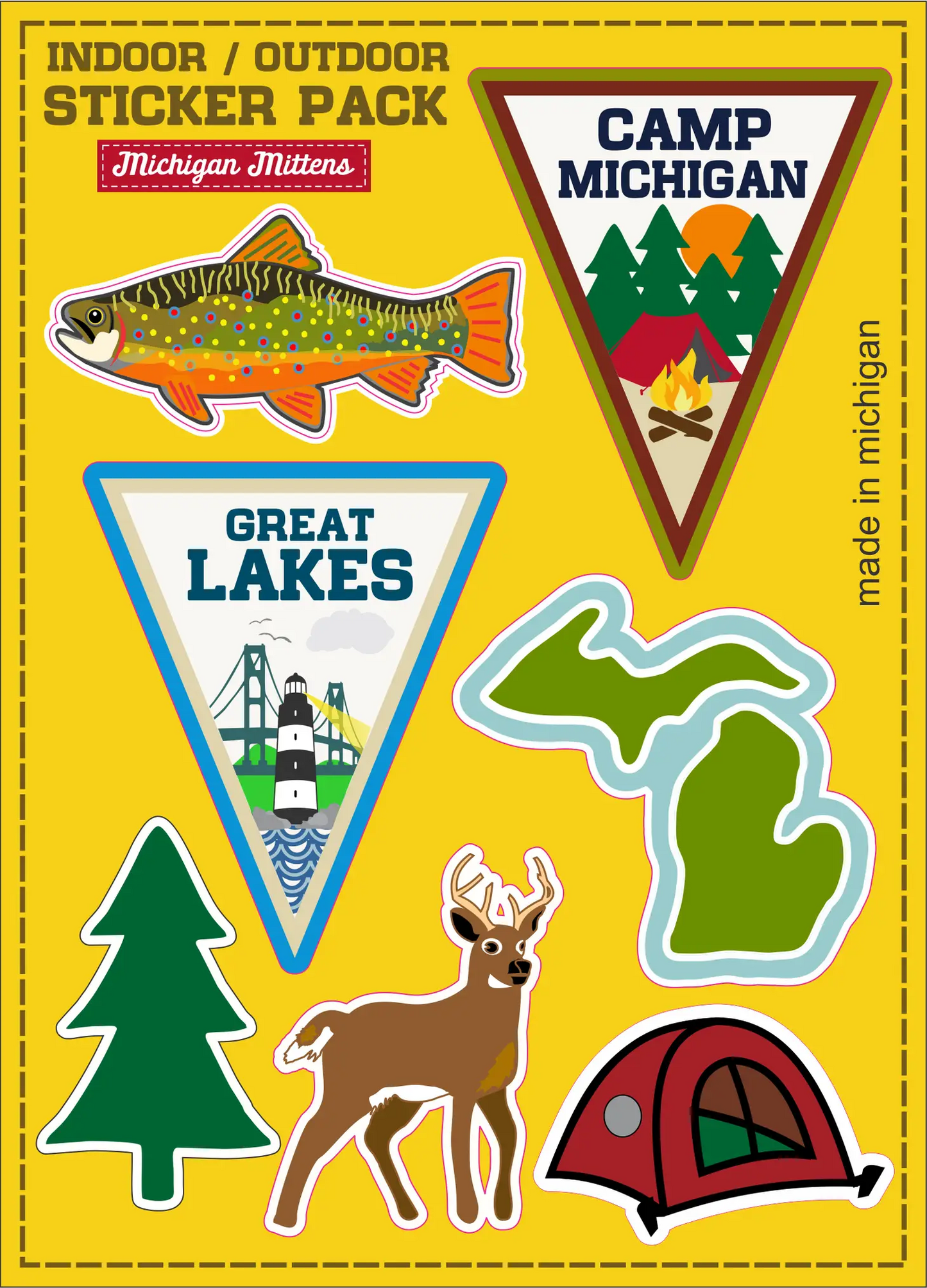 Michigan Sticker Packs