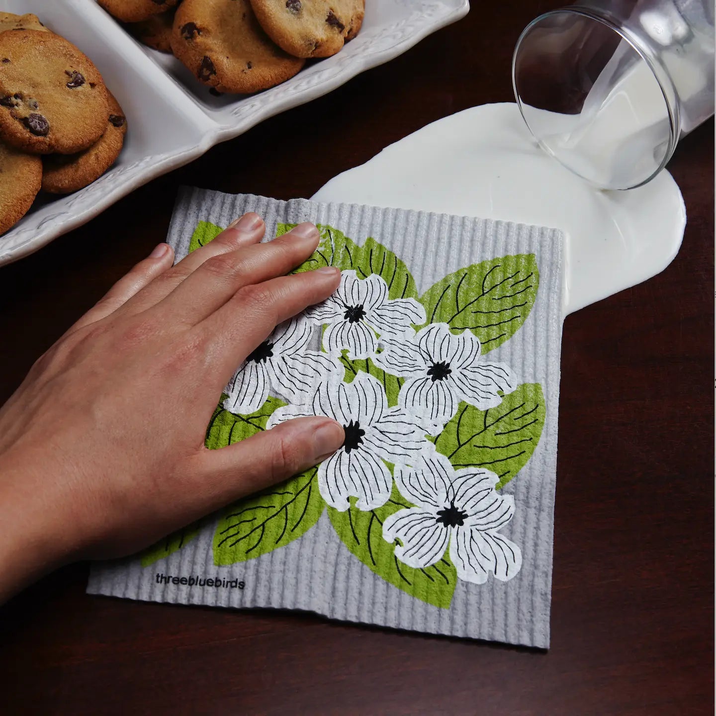 3 Bluebirds Swedish Dishcloths