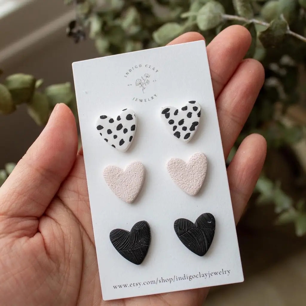 Handmade Clay Earrings