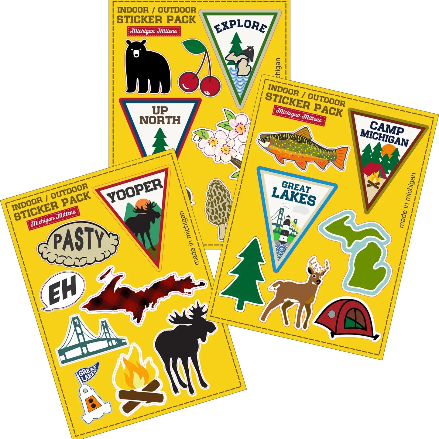 Michigan Sticker Packs