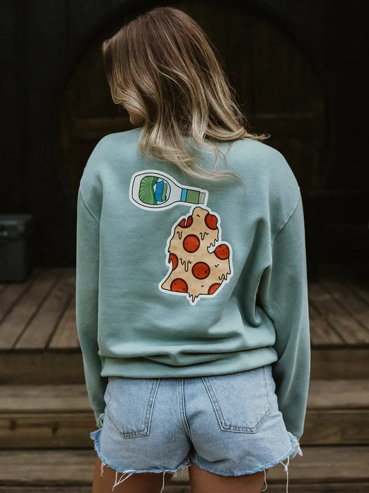 Pizza & Ranch MI Crewneck