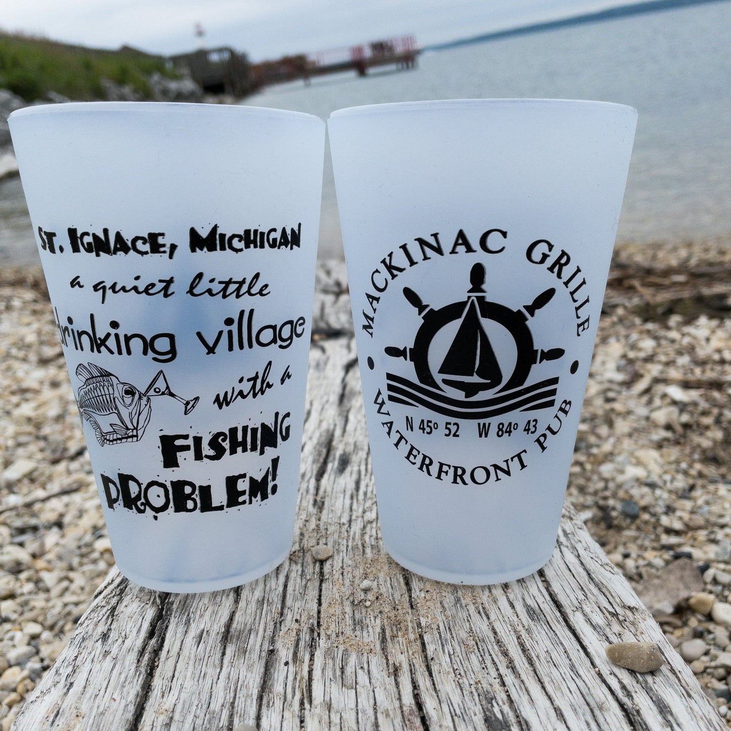 Mackinac Grille Silicone Glass