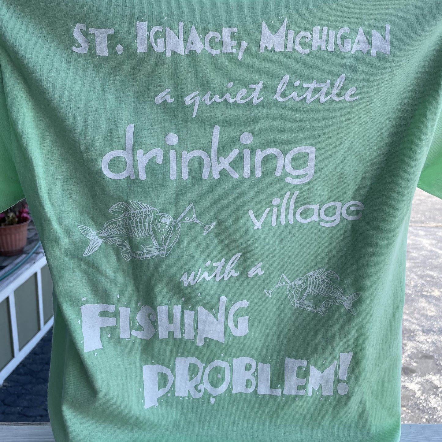 Mackinac Grille Unisex T-Shirt I Mint Green