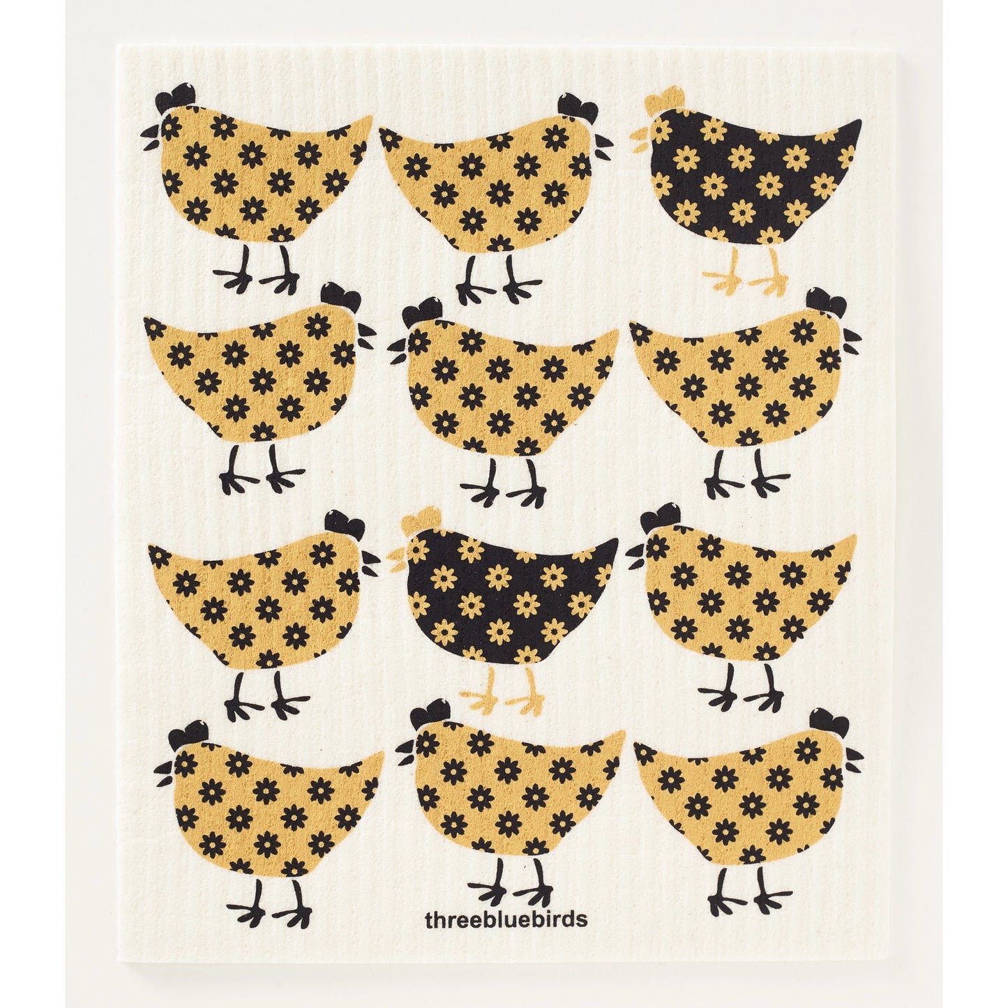 3 Bluebirds Swedish Dishcloths