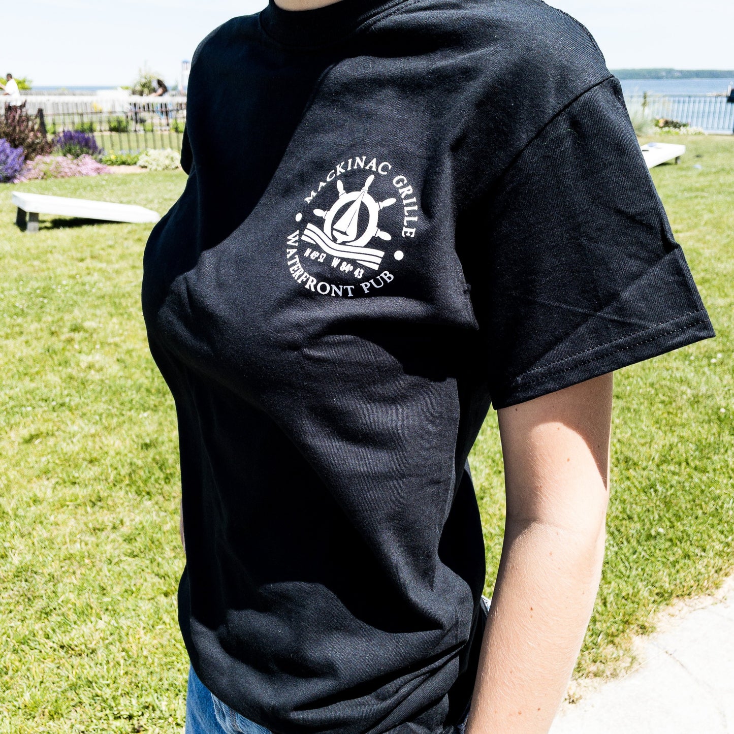 Mackinac Grille Unisex T-Shirt I Black