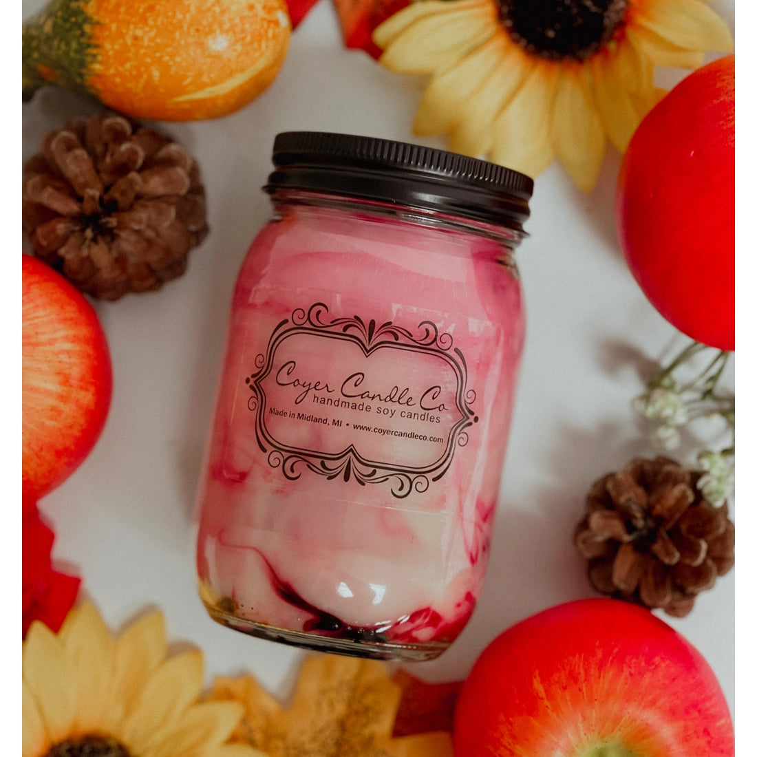 Autumn Mason Jar Soy Candle