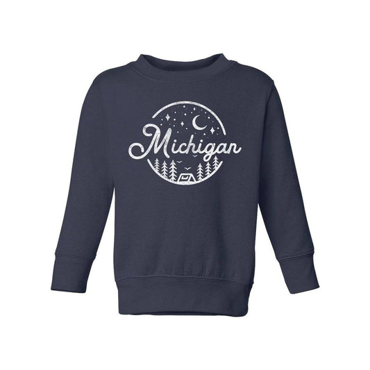 Night Sky Kids Crewneck