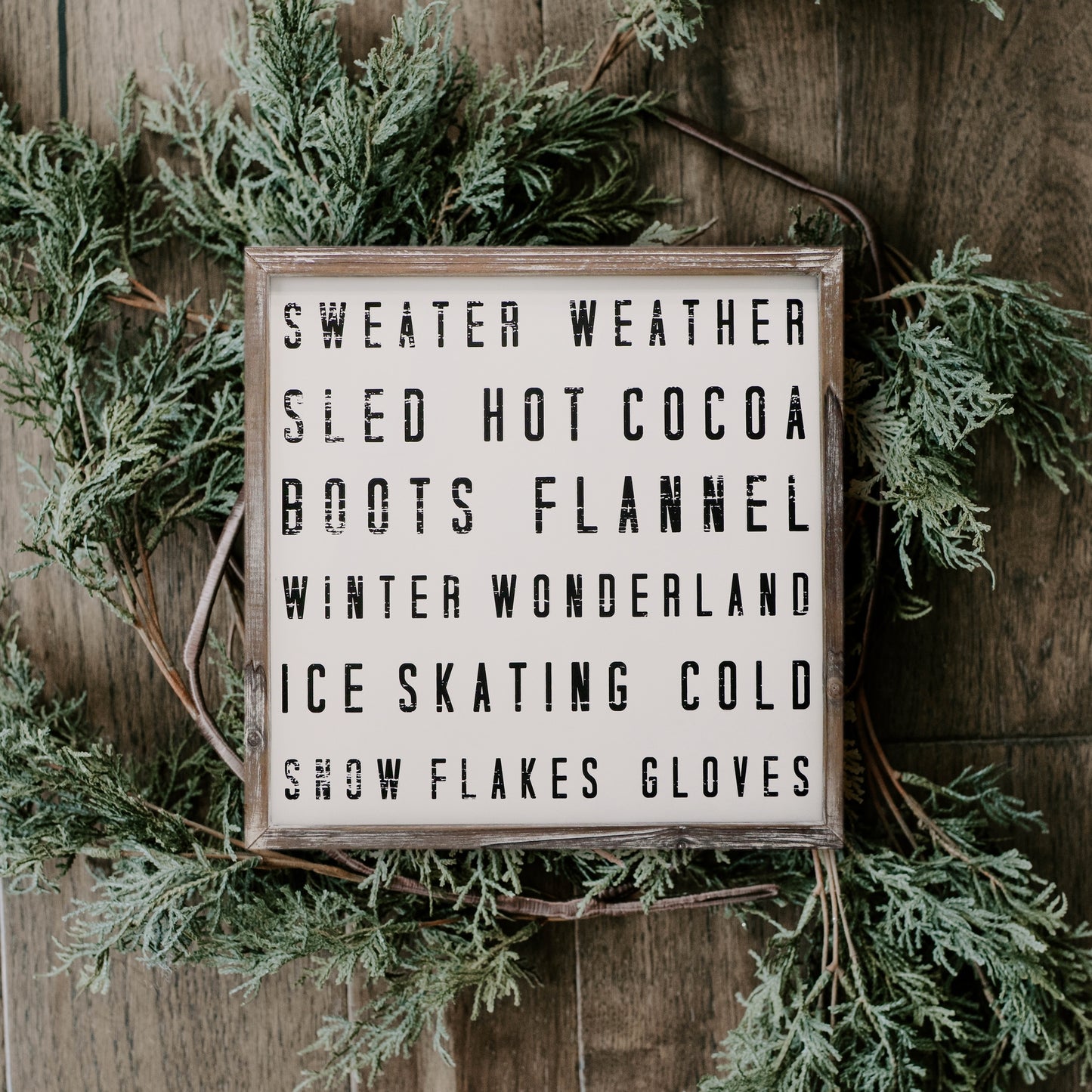 Holiday Wooden Signs