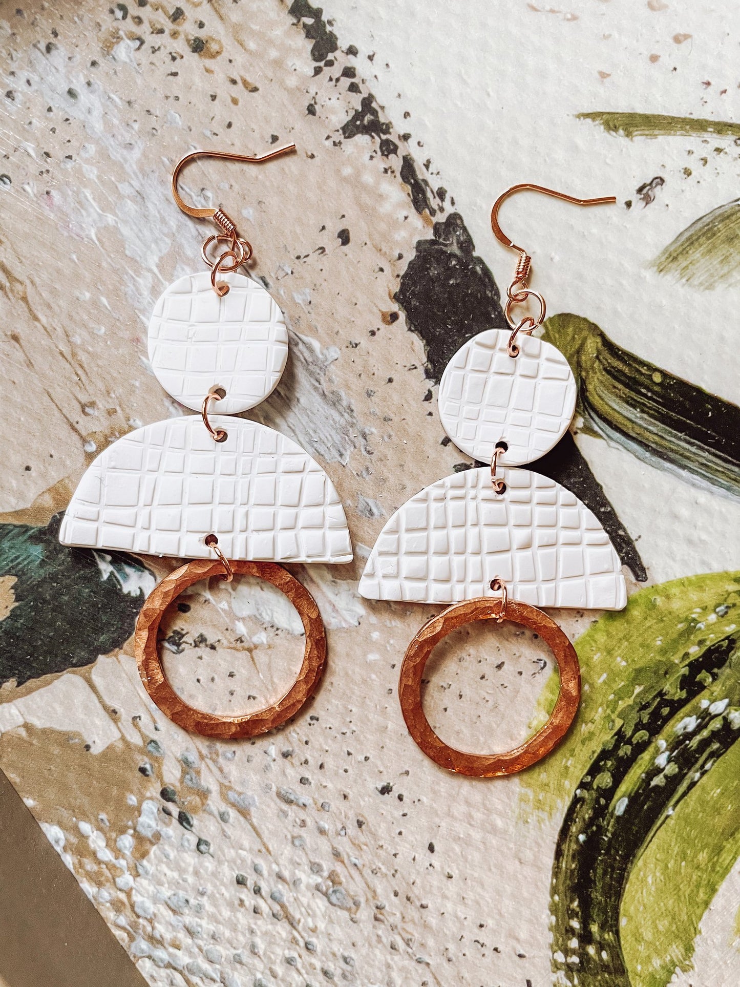 Placed By Grace I Clay Earrings