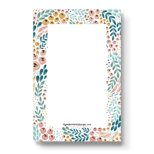 Floral Notepad