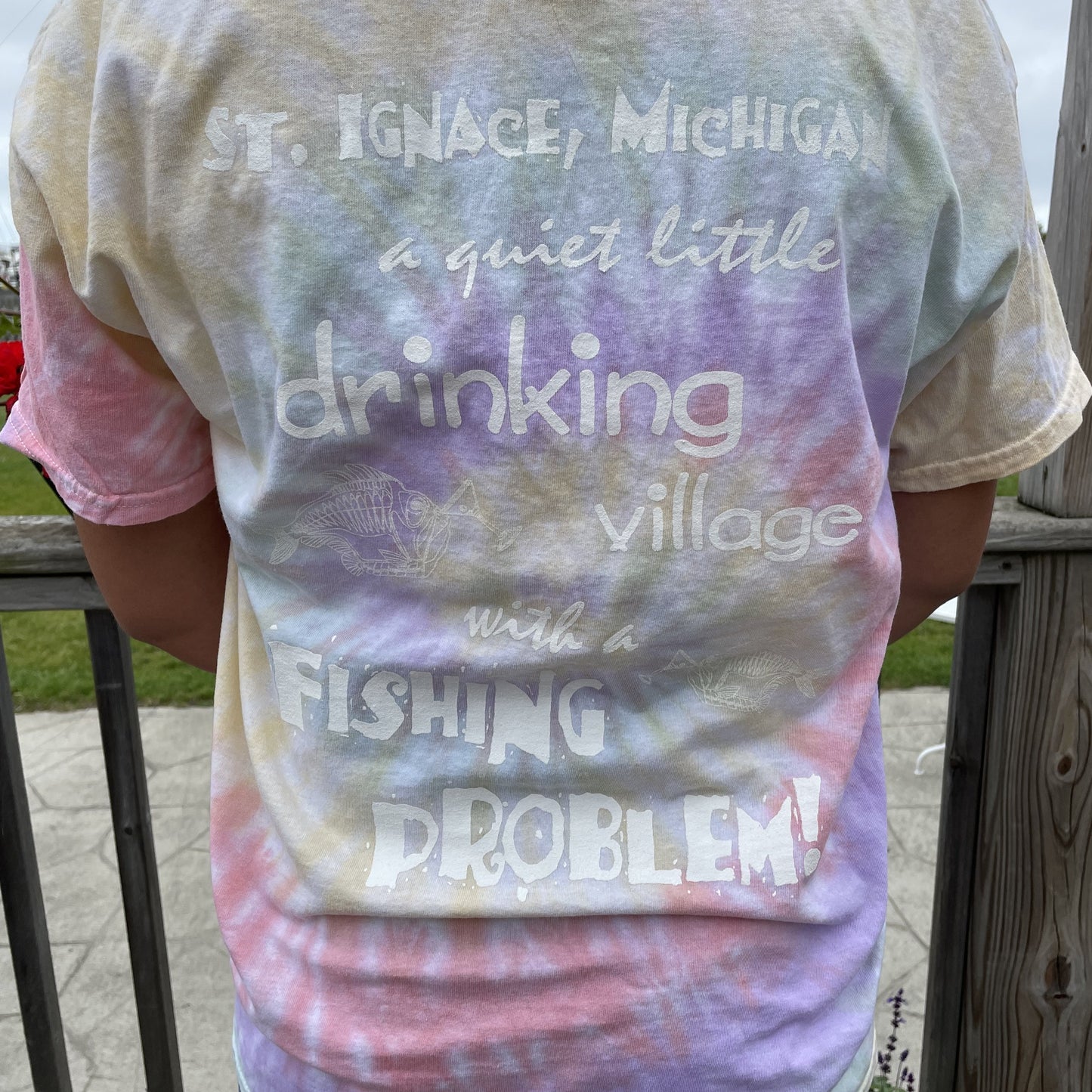 Mackinac Grille Unisex T-Shirt I Zen Rainbow
