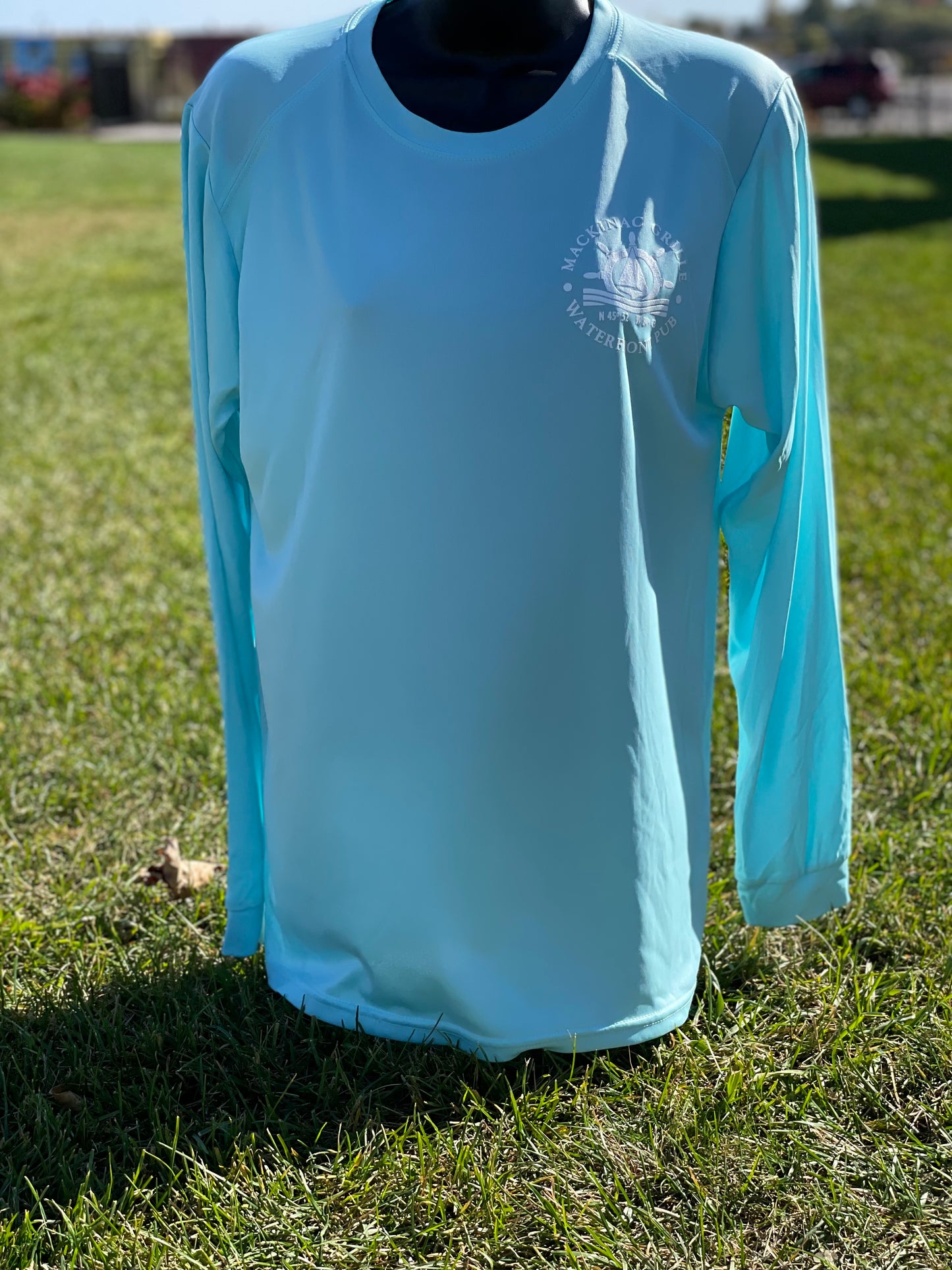 Mackinac Grille Unisex Sun Guard Aqua