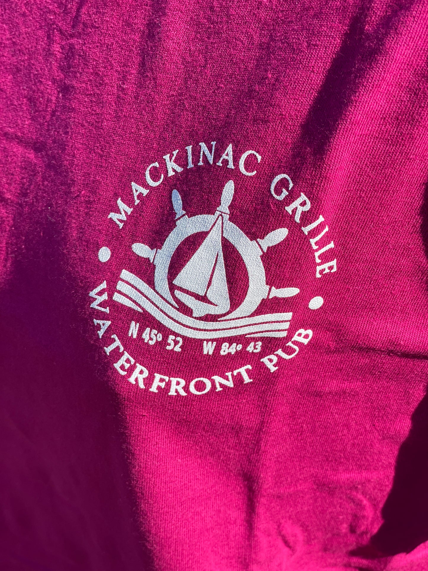 Mackinac Grille T-Shirt Berry