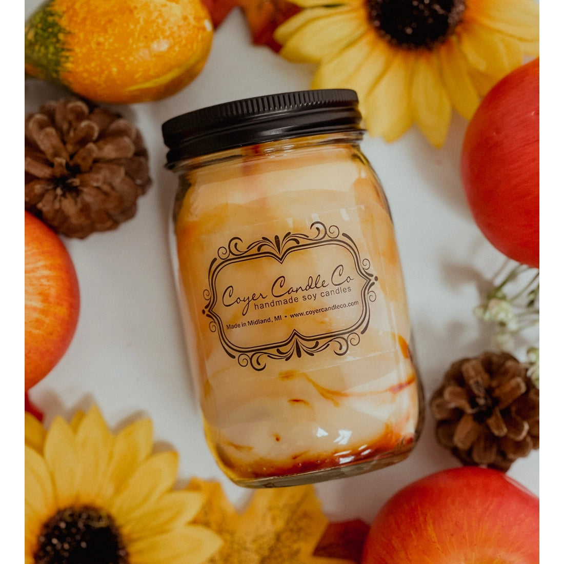 Autumn Mason Jar Soy Candle