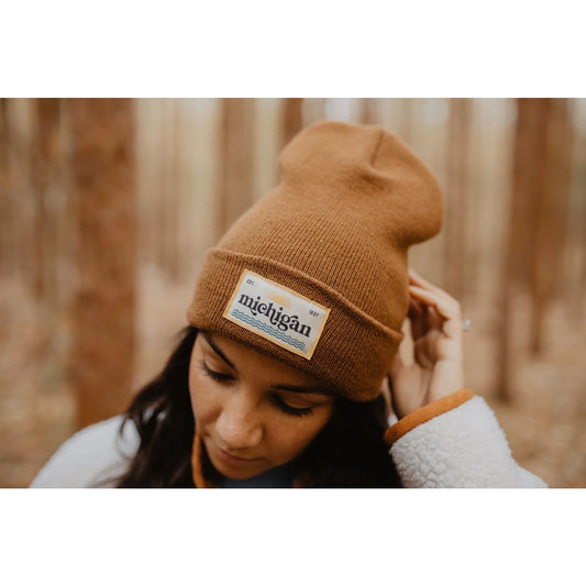 Michigan Patch Beanie