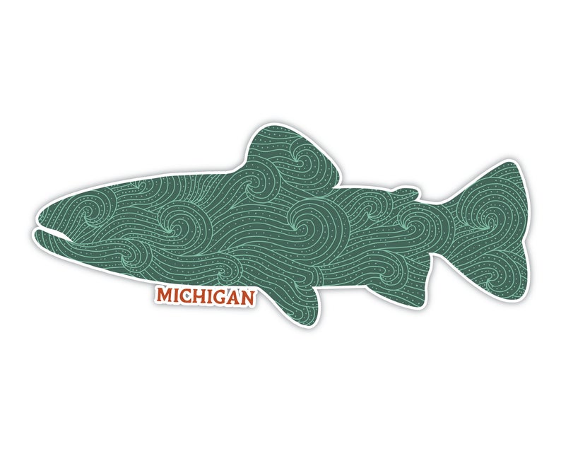 Stuck On Michigan I Stickers