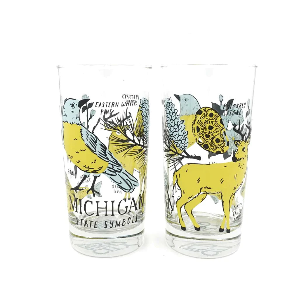 Michigan 12oz Glassware